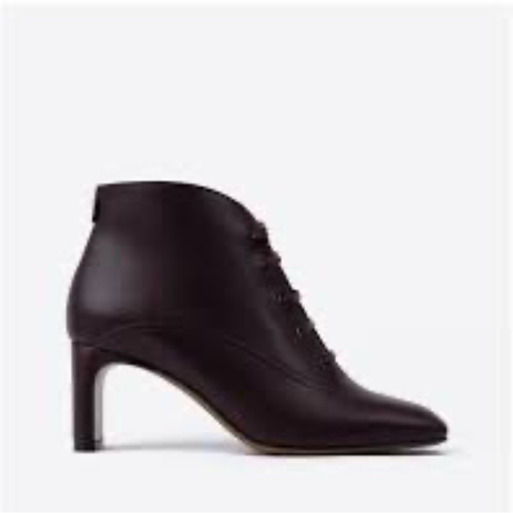 Labucq Jil Bordeaux Lace Up Ankle Boots 39=8.5-9US